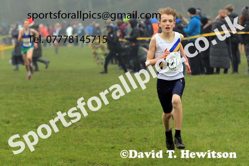 Boys Under-13s 2023 Northern Cross Country Champs., Witton Park, Blackburn. Photo: David T. Hewitson/Sports for All Pics